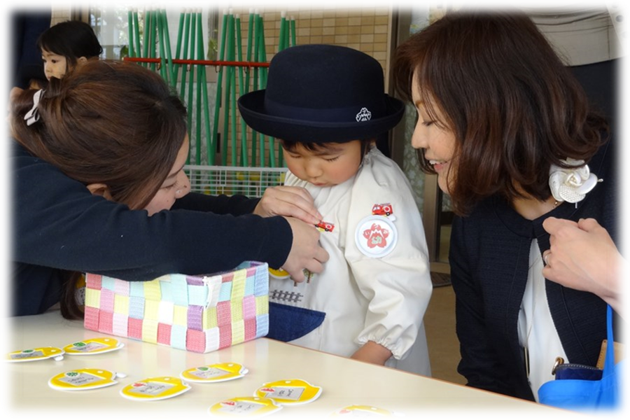 船橋いづみ幼稚園の入園式